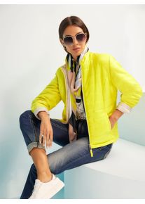 Heine Damen Wendejacke, gelb, Gr. 42, unifarben, 55% Polyamid, 45% Polyester, Wattierung:100% Polyester, Jacken