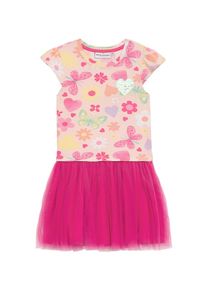 DANAMADE Mädchen Tüllkleid "DANAMADE Dresses DIASMINA", rosa, Gr. 146, Oberteil: 95% Baumwolle 5% Elasthan / Rock: 100% Polyester / Futter: 100%