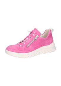 Waldläufer WALDLÄUFER Damen Slip-On Sneaker "H-BIGGI", Gr. 7, lila, Ziegenveloursleder, unifarben, sportlich, Schuhe, Halbschuh, Slipper, Freizeitschuh in