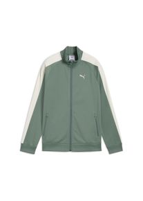Puma Kinder Sweatjacke "T7 ALWAYS ON Trainingsjacke Jungen", grün, Gr. 128, Obermaterial: 100% Polyester; Rippe: 98% Polyester, 2% Elasthan,