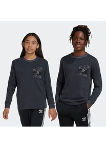 Kinder Sweatshirt "LS TEE", grau, sportlich, Gr. 170, adidas originals, Obermaterial: 100% Baumwolle, Sweatshirts