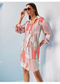 Heine Damen Druckkleid "Druck-Kleid", rot, Gr. 34, gemustert, mehrfarbig, bedruckt, 100% Viskose, Kleider