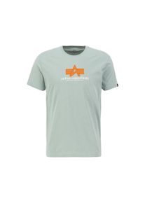 Herren T-Shirt "Alpha Industries Men - T-Shirts Basic T Rubber", grün, Gr. S, Alpha Industries, Obermaterial: 90% Baumwolle, 10% Polyester, Shirts