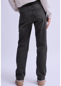 Damen Comfort-fit-Jeans, schwarz, casual, Gr. 32, STREET ONE STUDIO, unifarben, Jeans, 94% Baumwolle, 5% Elastomultiester, 1% Elasthan, Jeans,