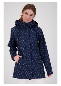 DEPROC Active Damen Softshelljacke "ANKERGLUTSCHEIN", blau, casual, Gr. 42, 100% Polyester, Jacken, auch in Großen Größen erhältlich