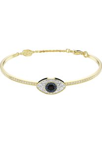 Swarovski Damen Armreif "Symbolica Böser Blick Magisches Auge, 5696467, 5692171, 5700879", L, Metall, blau, Metall, Armbänder, mit Swarovski Kristall