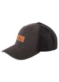 Quiksilver Herren Trucker Cap "Down Thech", schwarz, Kunstfaser, Caps