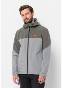 Jack Wolfskin Herren Outdoorjacke "WEILTAL 2L JKT M", grau, Gr. S, OBERSTOFF 100% POLYESTER 1.FUTTER 100% POLYESTER 2.FUTTER 100% POLYESTER, Jacken