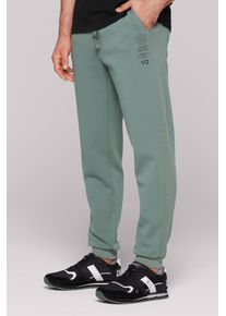 CAMP DAVID Herren Sporthose, grün, casual, Gr. S, unifarben, Material: 70% Baumwolle, 30% Polyester, Hosen, mit Elastikbund