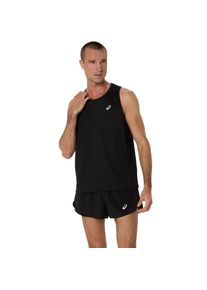 asics Herren Lauftop "asics CORE SINGLET", schwarz, sportlich, Gr. L, Obermaterial: 100% Polyester, Tops
