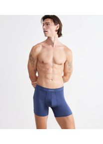 Sloggi Herren Boxer "men EVER Ease Short 2P", Gr. M, blau, Single Jersey, Obermaterial: 95% Baumwolle, 5% Elasthan, Unterhosen, Temperaturausgleichend