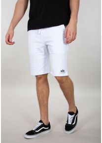 Herren Sweatshorts "Alpha Industries Men - Shorts Basic Short SL", weiß, Gr. XXL, Alpha Industries, Obermaterial: 80% Baumwolle, 20% Polyester, Hosen