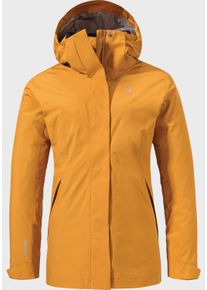 Schöffel SCHÖFFEL Damen Doppeljacke "Hiking 3in1 Jacket Style Tamina WMS", gelb, sportlich, Gr. 46, Aussenjacke Oberstoff : 100% Polyester Futter Rumpf unten: