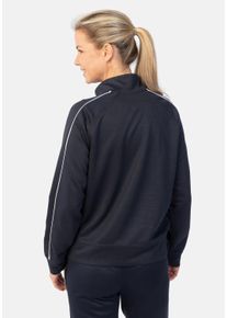 STOOKER WOMEN Damen Sweatjacke "Trainingsjacke Sweatjacke", blau, sportlich, Gr. 40, angeraute Sweatware, 100% Polyester, Sweatjacken, Sweatjacke