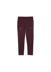 Puma Herren Sporthose "Manchester City Casuals Hose Herren", rot, Gr. L, colorblocking, Obermaterial: 76% Baumwolle, 24% Polyester; Taschenfutter: