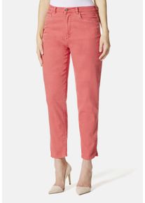 STOOKER WOMEN Damen 5-Pocket-Jeans "Nizza Twill Tapered Fit", orange, casual, Gr. 38, Twill, 98% Baumwolle, 2% Elasthan, Jeans, Casual Clean Wash