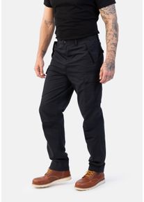 Herren Cargohose "Ripstopfabric Cargohose", schwarz, casual, Gr. 33, HERO by John Medoox, Stoff, 100% Baumwolle, Hosen, Outdoorhose Casual Ripstop