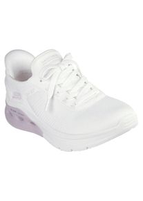 Skechers Damen Slip-On Sneaker "BOBS ARC WAVES 2.0", Gr. 36, grau, Textil, kontrastfarbene Details, sportlich, Schuhe, Trainingsschuh, Slipper,