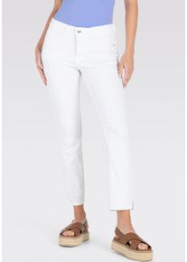 MAC Damen 7/8-Jeans "Dream Summer", weiß, casual, Gr. 38, Denim/Jeans, Obermaterial: 75% Baumwolle, 12% Modal, 9% Polyester, 4% Elasthan, Jeans,