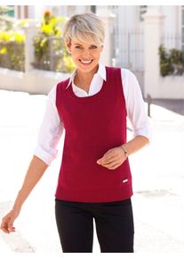 Casual Looks Damen Pullunder "Pullunder", rot, Gr. 38, meliert, 70% Baumwolle, 30% Polyester, Pullover