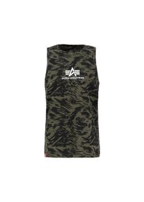 Herren Muscleshirt "Alpha Industries Men - Tanks Basic Tank Camo", grün, Gr. XL, Alpha Industries, Obermaterial: 100% Baumwolle, Shirts