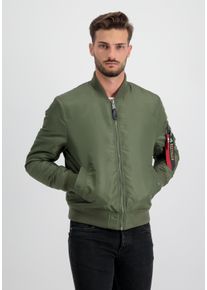 Herren Bomberjacke "Alpha Industries Men - Bomber Jackets MA-1 VF Project R", grün, Gr. S, Alpha Industries, Obermaterial: 100% Nylon, Futter: 100%