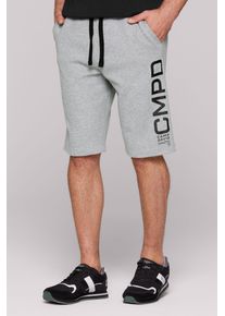 CAMP DAVID Herren Sporthose, grau, casual, Gr. L, bedruckt, Material: 78% Baumwolle, 22% Polyester, Hosen, mit Gesäßtasche