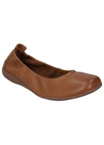 Josef Seibel Damen Ballerina "Fenja 01", Gr. 37, braun, Leder, klassisch, Schuhe, Flache Schuhe, Bequemschuh, Slipper zum Schlupfen