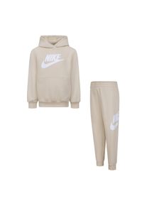 Nike Sportswear Kinder Jogginganzug "NKN CLUB FLEECE SET", beige, sportlich, Gr. 5, Sweatware, Obermaterial: 60% Baumwolle, 40% Polyester,