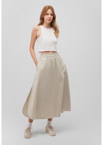 Mavi Damen Maxirock "LONG SKIRT", silber, casual, Gr. L, 100% Baumwolle, Röcke, Rock Midi