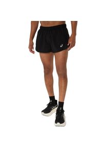 asics Herren Laufshorts "asics CORE SPLIT SHORT", schwarz, sportlich, Gr. L, Obermaterial: 90% Polyester, 10% Elasthan, Hosen