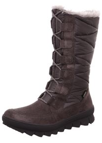 Legero Damen Snowboots "Winterstiefel NOVARA", Gr. 36, braun, Veloursleder, Textil, sportlich, Schuhe, mit wasserdichter GORE-TEX Membrane
