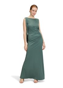 Vera Mont Damen Abendkleid "Vera Mont Abendkleid mit Spitze", grün, Gr. 44, Cru00eape, Spitze, Obermaterial: 95% Polyester, 5% Elasthan. Besatz: 90%