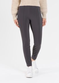 Stehmann Damen Leggings, grau, casual, Gr. 34, unifarben, Obermaterial: 85% Polyamid, 15% Elasthan, Hosen, mit elastischem Bund