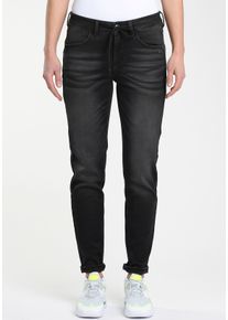 Gang Damen Jogg Pants "94JOLINE JOGG", schwarz, casual, Gr. 27, unifarben, Denim/Jeans, Obermaterial: 74% Baumwolle, 22% Polyester, 4% Elasthan,