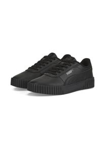 Puma Sneaker "Carina 2.0 Sneakers Damen", Gr. 35,5, schwarz, Obermaterial: Textil, Synthetik, Kuhleder; Futter: Textil; Innensohle: Textil;