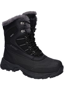 Hi-Tec Damen Winterstiefel "Aviemore WP", Gr. 42, schwarz, Synthetik, mehrfarbig, sportlich, Schuhe, Snowboots, Winterboots, Winterschuhe, warm