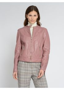 Maze Damen Lederjacke "Grenada", rosa, Gr. XL, Obermaterial: 100% Lammleder / Futter: 100% Polyester, Jacken