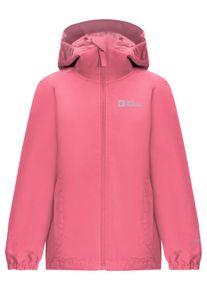 Jack Wolfskin Kinder Regenjacke "FLAZE JACKET K", pink, Gr. 104, OBERSTOFF 100% POLYESTER FUTTER 100% POLYESTER, Jacken