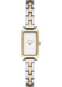 Skagen Damen Quarzuhr "HAGEN MICRO", gold, Armbanduhren, Armbanduhr, Damenuhr, Edelstahlarmband, analog