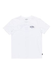 Billabong Kinder T-Shirt, weiß, sportlich, Gr. 10, unifarben, Single Jersey, Obermaterial: 100% Baumwolle, Shirts