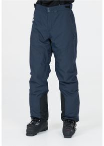 WHISTLER Herren Skihose "Drizzle", blau, sportlich, Gr. S, unifarben, 100% Polyester, Hosen, mit wasserabweisenden Eigenschaften und funktionalen