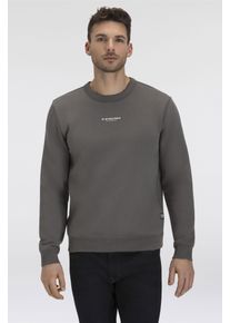 G-Star Raw G-STAR Herren Sweatshirt "Center chest logo", grau, casual, Gr. S, unifarben, Sweatware, Obermaterial: 55% Baumwolle, 45% Polyester, Sweatshirts, mit