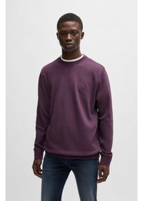 BOSS Orange Herren Sweatshirt "Westart", lila, casual, Gr. XL, Sweatware, Obermaterial: 100% Baumwolle, Sweatshirts, mit BOSS Logopatch