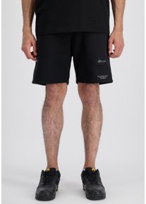 Herren Sweatshorts "Alpha Industries Men - Shorts Patch Short LF", schwarz, Gr. XXL, Alpha Industries, Obermaterial: 80% Baumwolle, 20% Polyester,