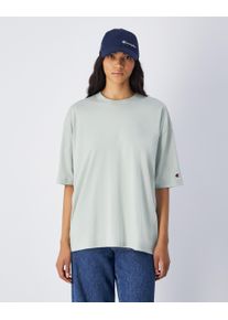 Champion Damen T-Shirt, grün, sportlich, Gr. XL, Obermaterial: 100% Baumwolle, Shirts