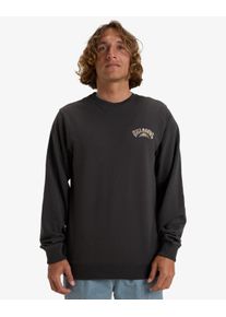 Billabong Herren Sweatshirt "Foundation Cr", grau, Gr. S, 55% Baumwolle, 25% Baumwolle, 20% Polyester, Sweatshirts