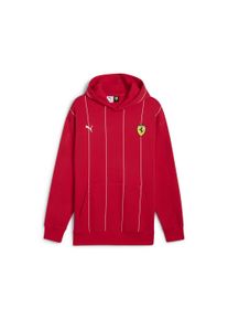 Puma Herren Hoodie "Scuderia Ferrari HP Race Premium Hoodie Herren", rot, Gr. L, Obermaterial: 67% Baumwolle, 33% Polyester; Kapuzenfutter: 100%