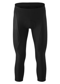 Gonso Herren Fahrradhose "Essential Tight 5/6 SC M", schwarz, Gr. XL, 78% Polyester, 22% Elasthan, Hosen, Herren 3/4 Radhose mit Sitzpolster,