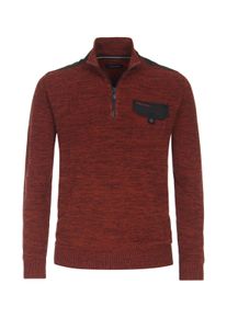 Casamoda Herren Troyer "Casamoda Troyer uni", rot, Gr. XL, 100% Baumwolle, Pullover